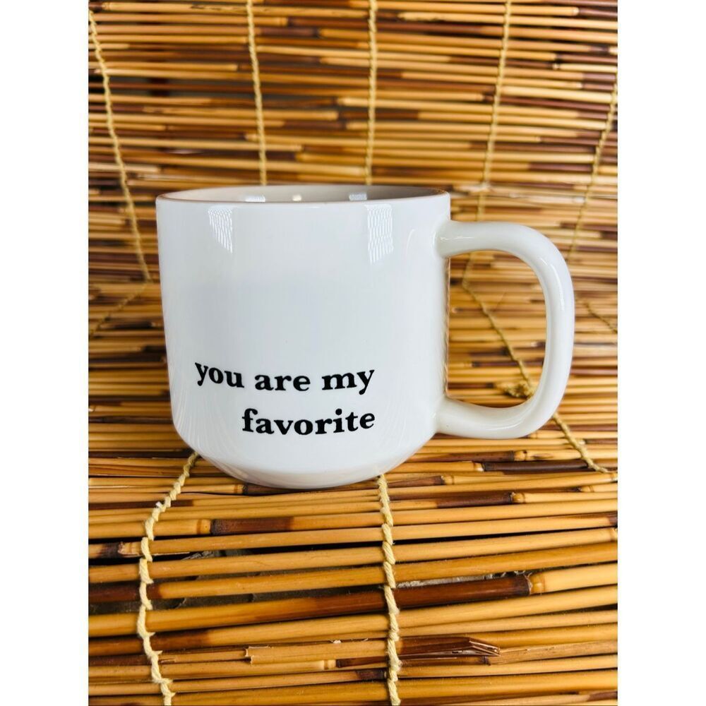 You Are My Favorite Stoneware Threshold Mug